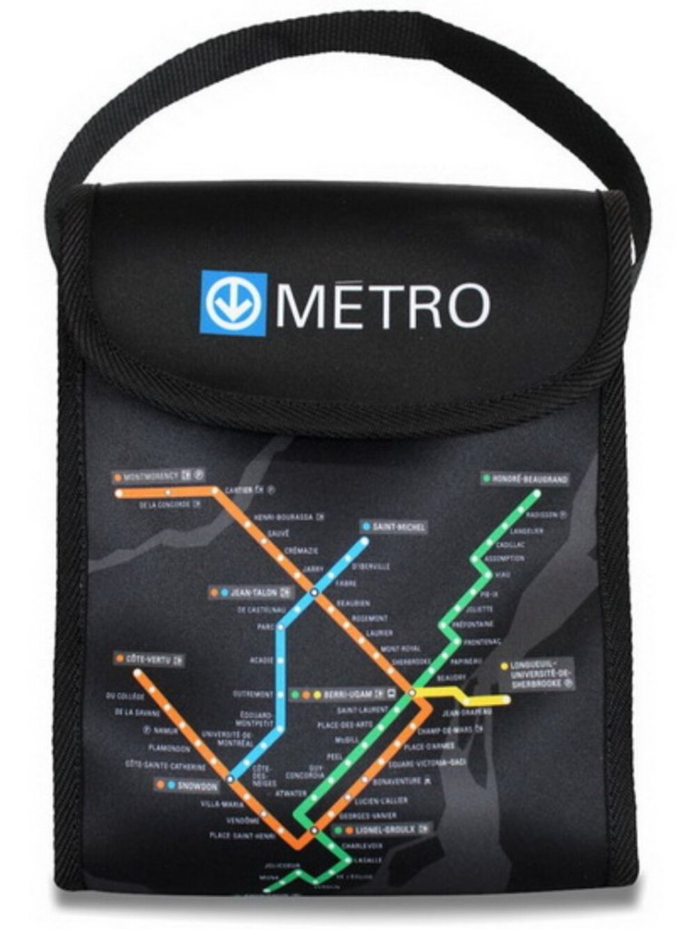 MONTREAL STM metro lunch bag